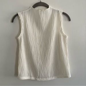 HIGH NECK WHITE BLOUSE